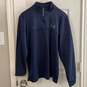 Under Armour Sweater with zipper - Sz Small - Blue - Lightly Used